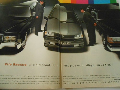 Publicité advert 1993 - publicité, clio