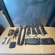BMW 3 Series E46 Touring Interior Black Headliner Sun Visor Pillar Trim Set