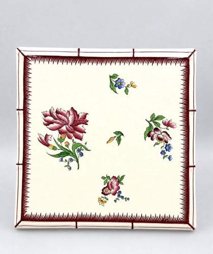 Large square saucer