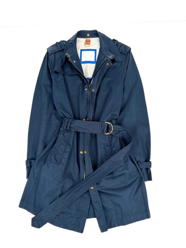 Trench burberry long bleu - trench,