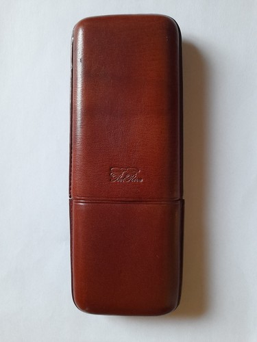 Ancien étui cigare cuir - ancien,
