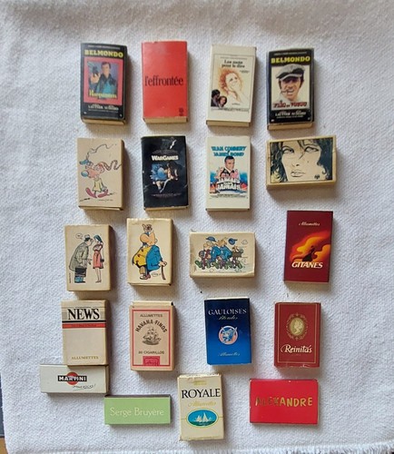 Lot boîtes allumettes