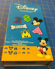 Disney Cricut Cartridge Cartouche Mickey & Minnie Mouse Font Pluto cutter.