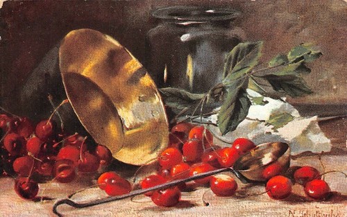 Cpa fantaisie peinture - cpa,