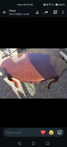 Table ovale bois sans - table,