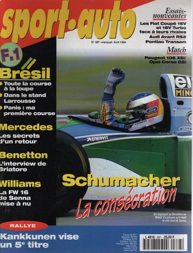 Sport auto 387 1994 - 387, bresil