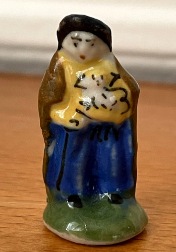 Adorable fève ancienne - fève, berger