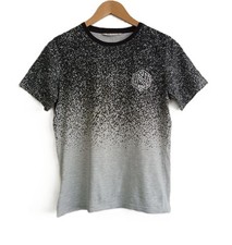 T-shirt noir et gris chiné. H&M. Taille 13 - 14 ans. 158 - 164 cm