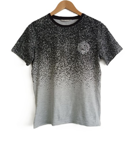 Shirt noir gris - t-shirt, et