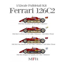 Model Factory Hiro 1/12 Ferrari 126 C2 Long Beach