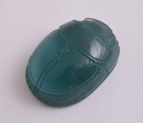 Scarabée égyptien verre - scarabée,