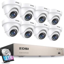 ZOSI 1080P 8CH 2T H.265+ DVR