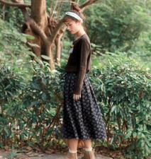 Robe longue retro vintage mori