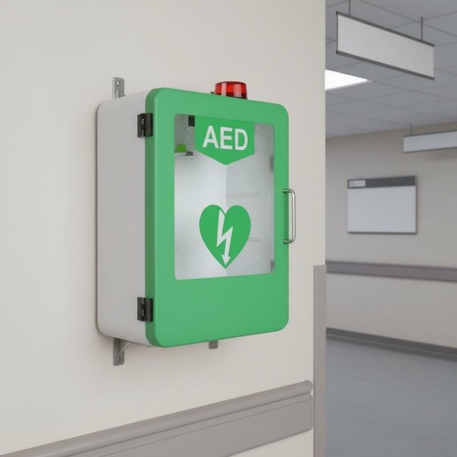 Armoire secours aed porte - aed,