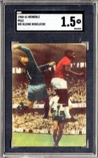 SGC 1.5 Pele 1959 Heinerle Die Kleine Regelecke German World Cup Rookie Card