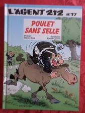 BD L'agent 212, T.17 Poulet sans selle, de Cauvin/Kox, Dupuis rééd. 1995 TBE