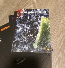 Absolut Vodka - In An Absolut Drink Rare cocktail cards drink recipies flavors