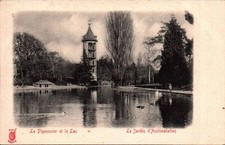 *74888 postcard Paris - Le Jardin d'Acclimatation - Le Pigeonnier et le Lac