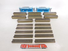 50X Märklin H0 AC 5106 Pièce De Rail M-Gleis 180 Mm Droite #ED772-3