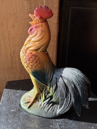 Ancienne tirelire coq - tirelire, en