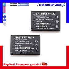 2x Batterie LP-E17 pour Canon