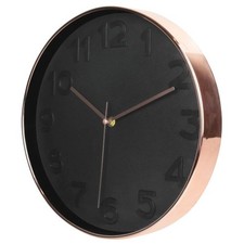 Horloge Ronde 30.5 cm noire