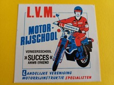 sticker vintage : L.V.M. MOTOR