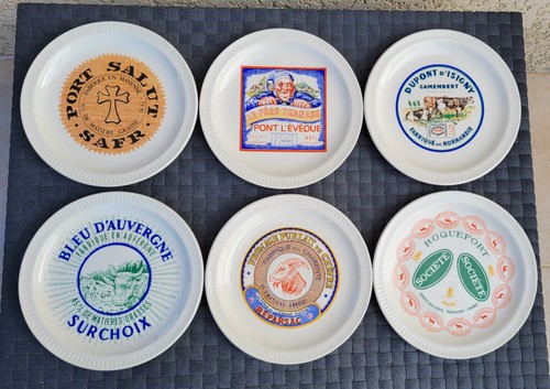 Assiettes vintage fromage - , st