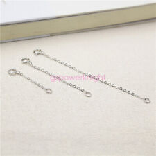 Genuine 925 Sterling Silver Chain Extender Necklace/Bracelet/Anklet Extension