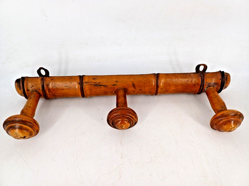 Ancienne patère bois porte - ancienne, en