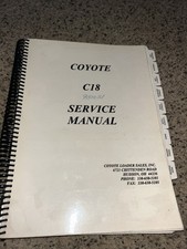 Coyote C18 Wheel Loader Service Manual