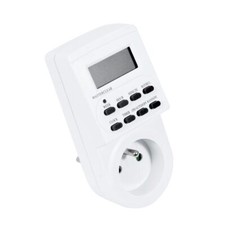Programmateur Digital hebdomadaire Blanc