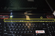TOSHIBA Qosmio X505 X505-Q8102X 18.4 in Laptop Keyboard Panel TRIM