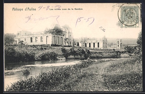 Cpa gozée abbaye aulne - cpa, gozée,