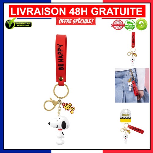 Porte clés snoopy vinyle - porte-clés, en