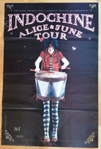 Indochine affiche concert - affiche,
