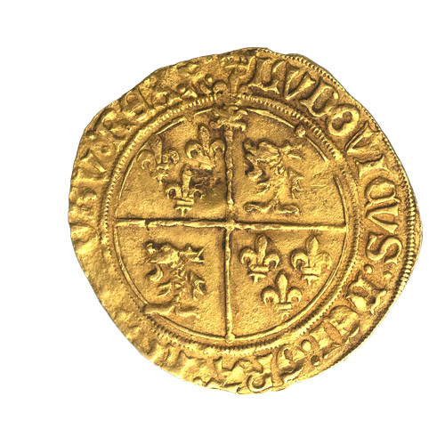 Louis xii écu au - au, soleil