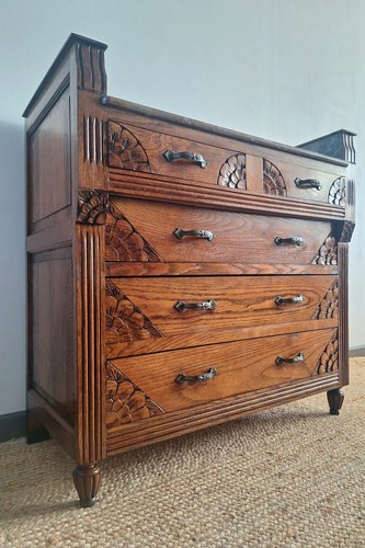 Commode art déco - , plateau