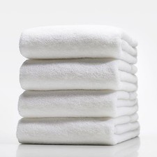 SET OF 4 NEW WHITE HOSPITALITY