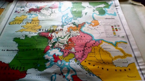 Ancienne carte scolaire - ancienne,