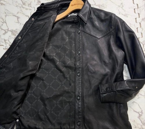 Veste blouson cuir peau - veste, en