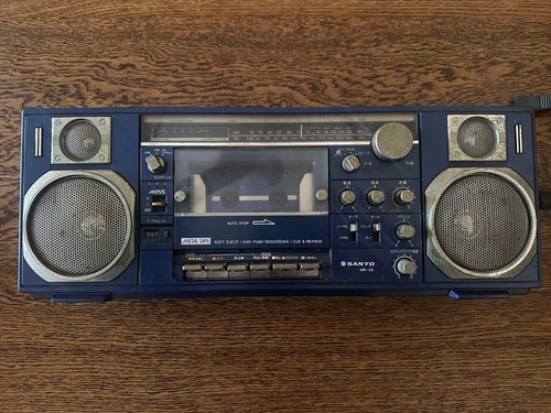 Sanyo retro cassette - sanyo,