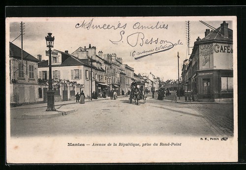 Cpa mantes avenue la - mantes,, de