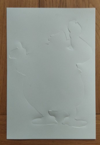 Silhouette obélix plastique - silhouette, (