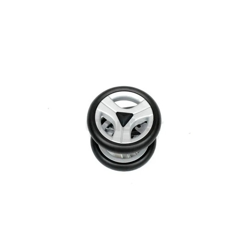 Double roues avant gris argent - gris,