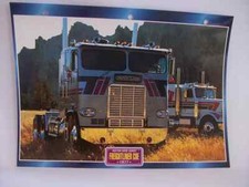 CARTE FICHE CAMION TRACTEUR