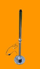 1970s CHROME BELGIAN FLOOR LAMP BY MASSIVE SPACE AGE VINTAGE MID CENTURY