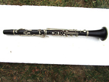 ANTIQUE BUFFET CLARINET, 1902 -1903, SERIAL # T450, LEATHER CASE, NEEDS WORK