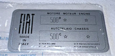 Plaque Fiat Topolino 500 C