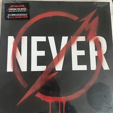 METALLICA "THROUGH THE NEVER" 3LP COLORED VINYL BOX SET BLACK,RED,WHITE NEW/NEUF